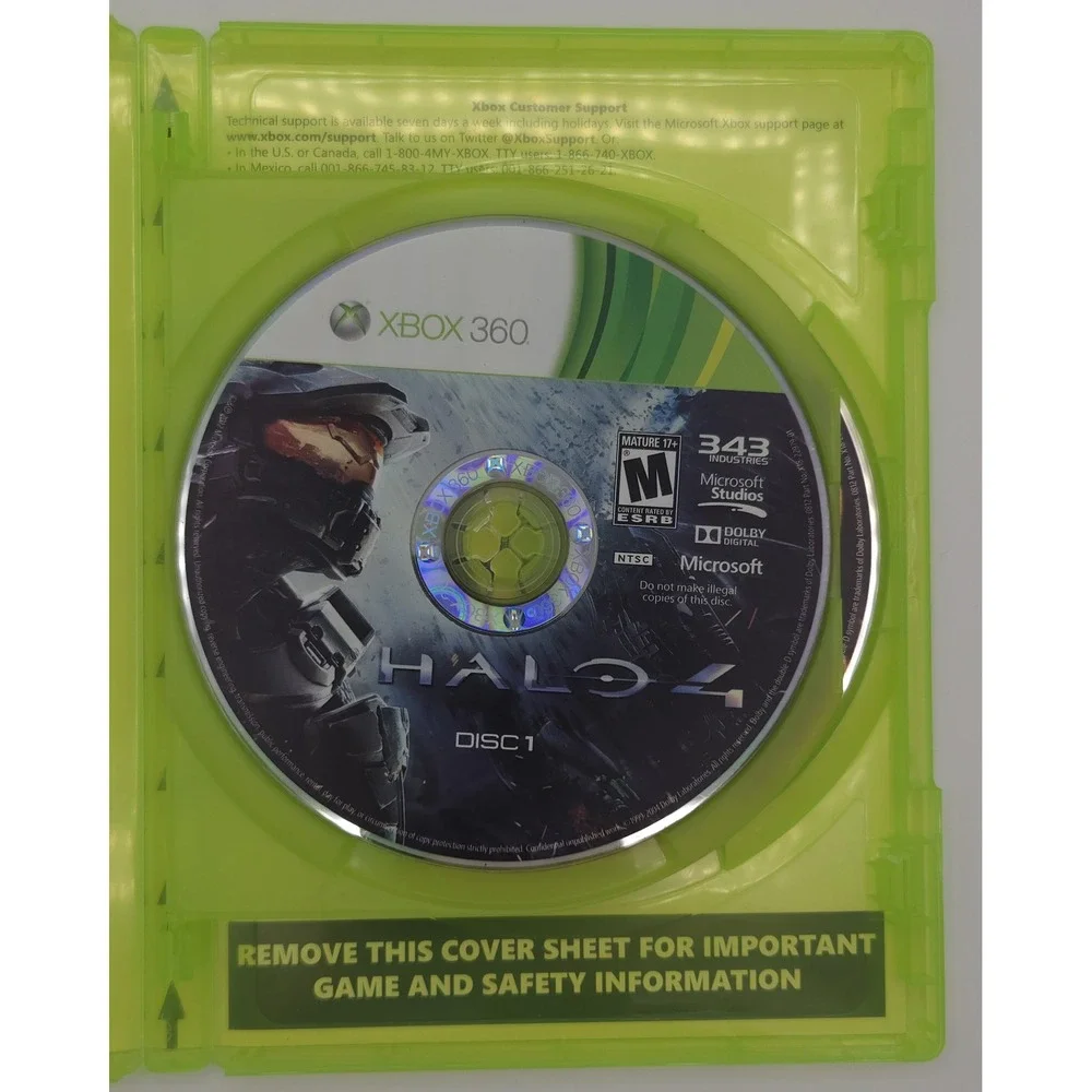 Halo 4 - Xbox 360 - Complete 2-Disc Set - Tested - Fast Shipping